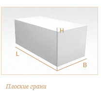 Газобетонный блок ГРАС D300, 600x200x500 мм